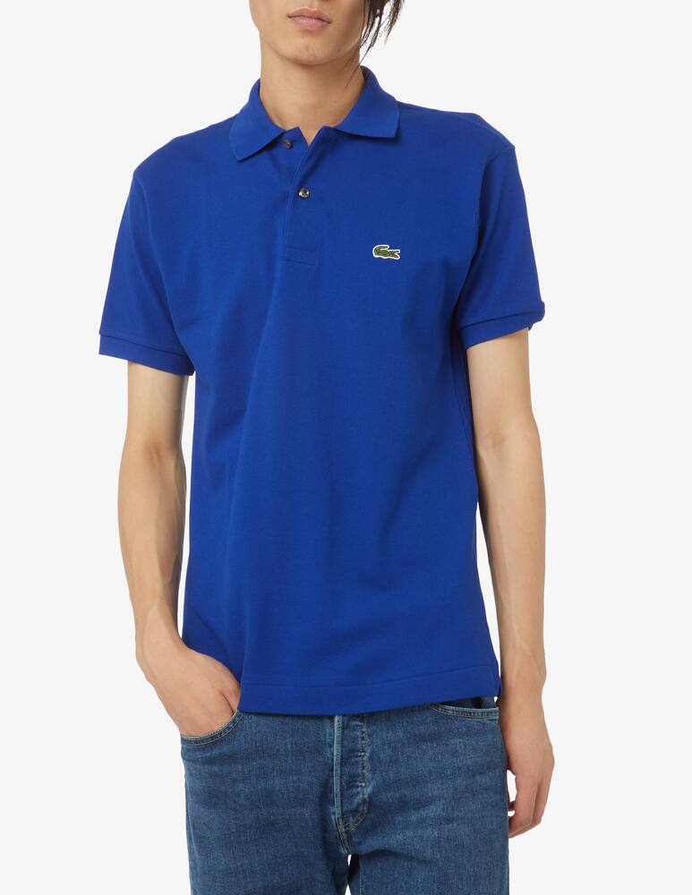 rinascente Lacoste Classic fit short sleeve polo shirt - blue