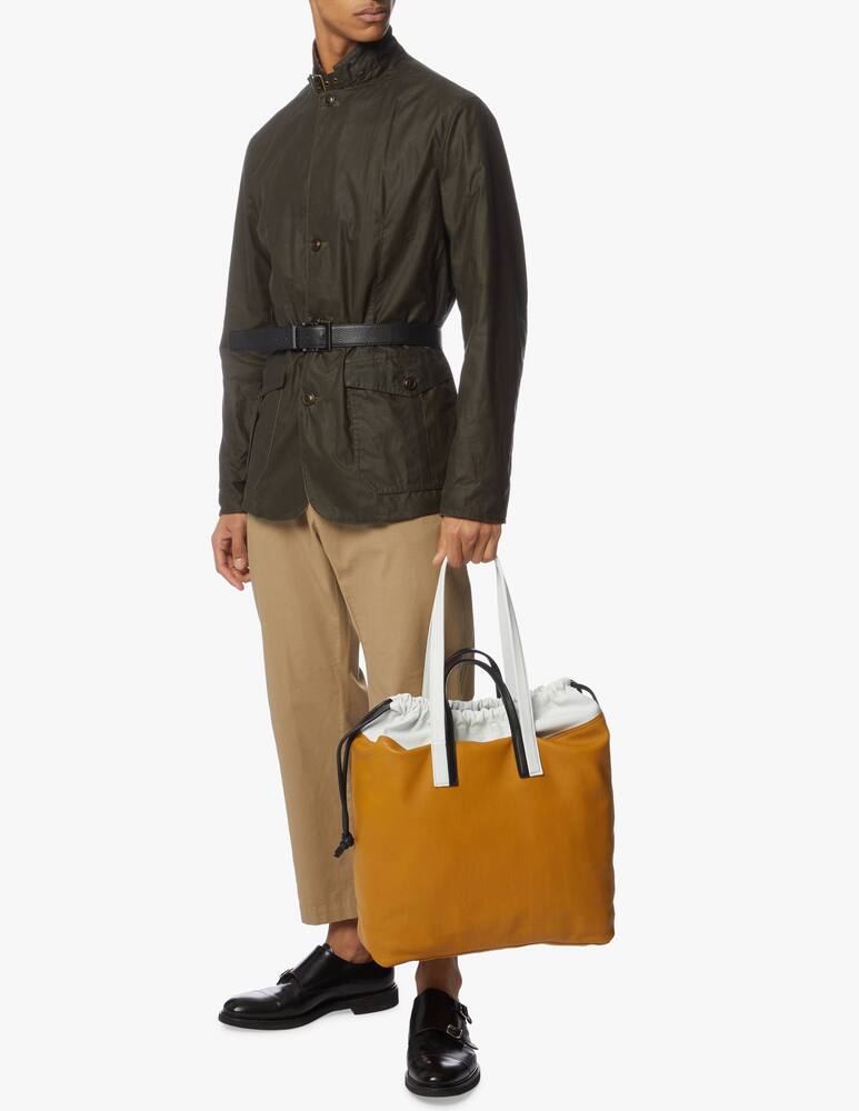 rinascente Pierre Hardy Grained calfskin leather tote bag