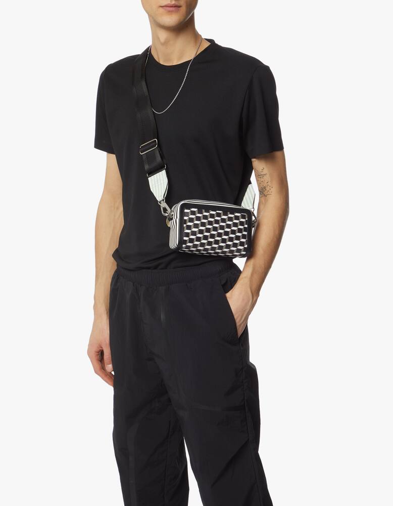 rinascente Pierre Hardy Cube box in tela spalmata stampata