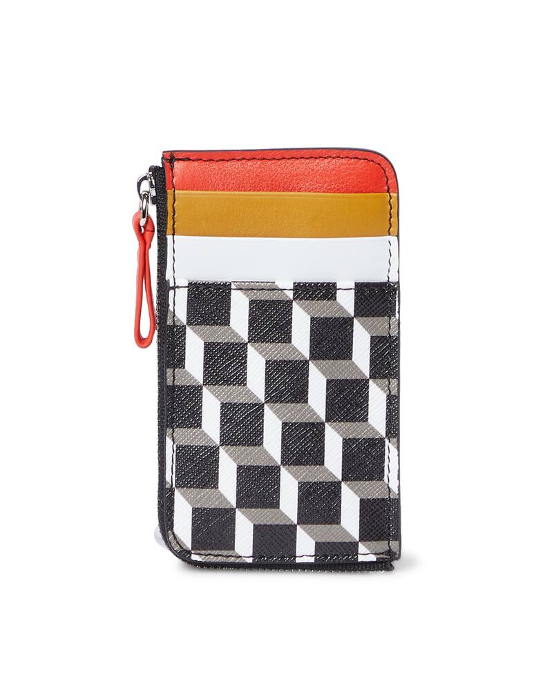 rinascente Pierre Hardy Printed coated and calfskin leather card holder