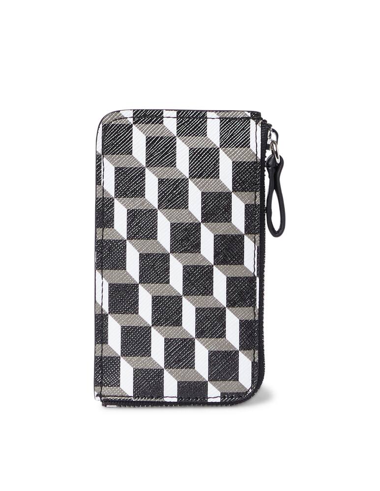 rinascente Pierre Hardy Portacarte in tela spalmata stampata e pelle di vitello