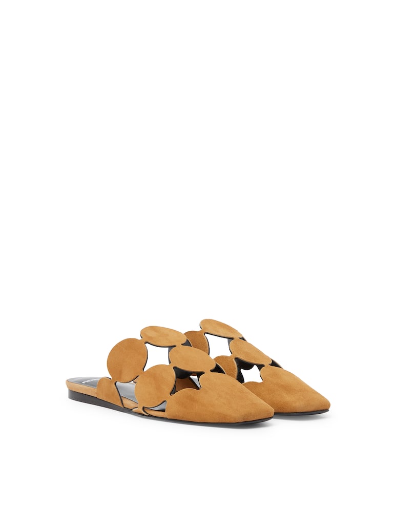 rinascente Pierre Hardy Bulles suede mules - brown