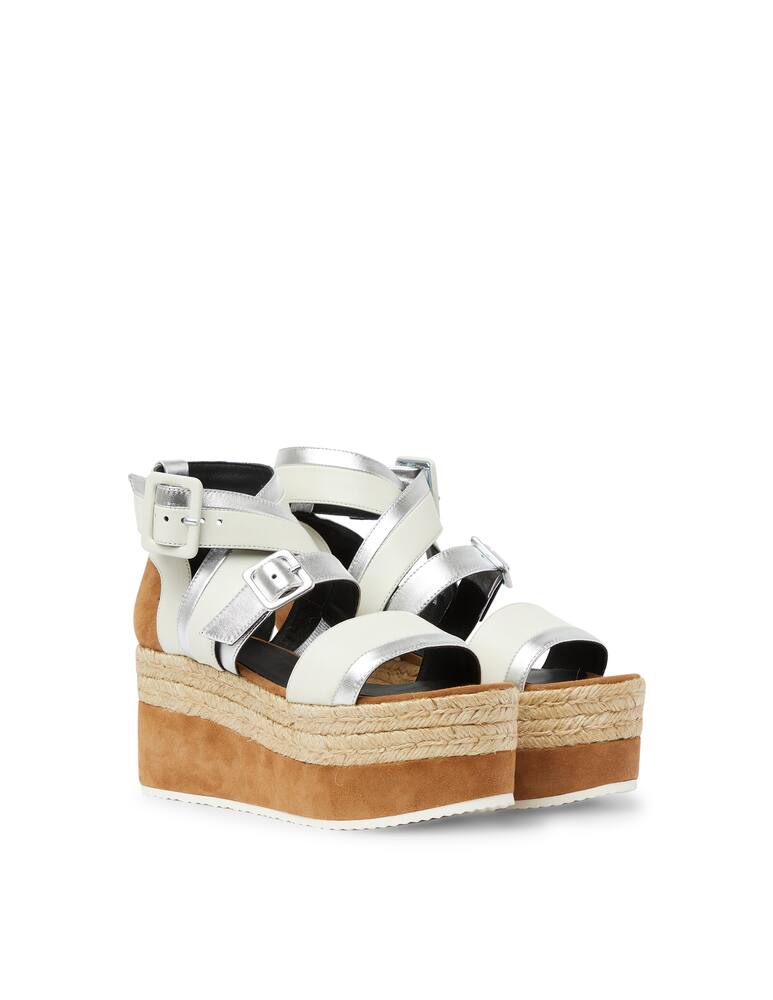 rinascente Pierre Hardy Alpha wedge sandals - white