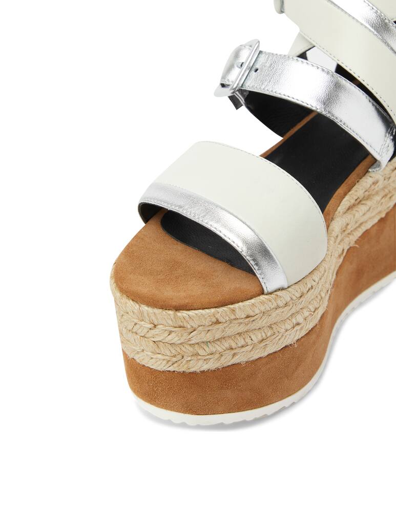 rinascente Pierre Hardy Alpha wedge sandals - white