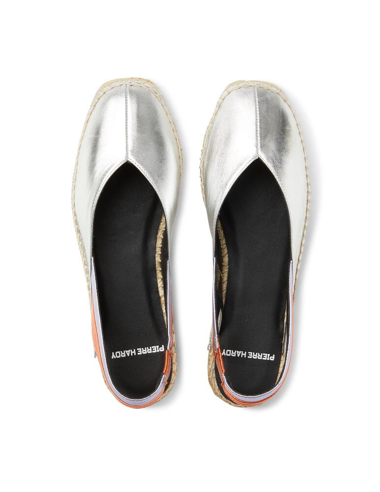 rinascente Pierre Hardy Spadrillas in pelle Alpha - argento