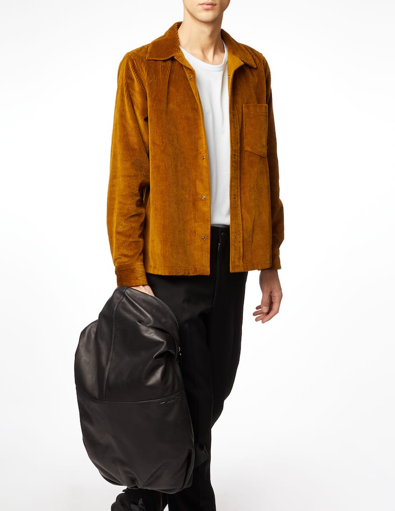 rinascente Côte&Ciel Zaino nile in pelle - nero