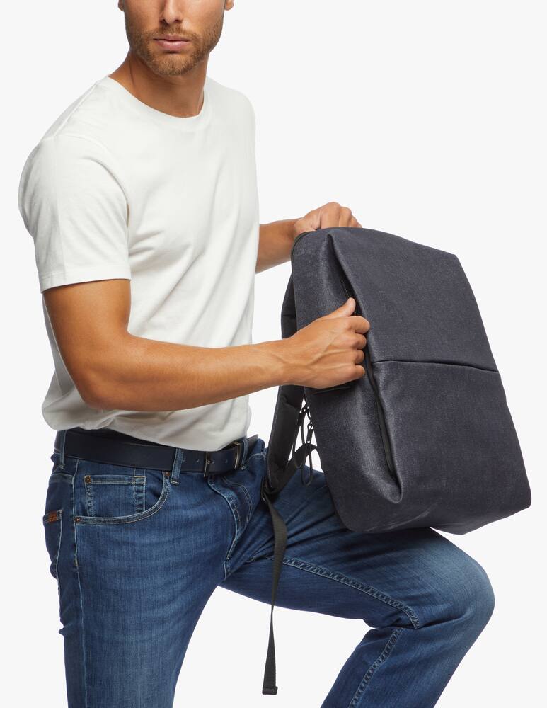 rinascente Côte&Ciel Zaino rhine in cotone - blu