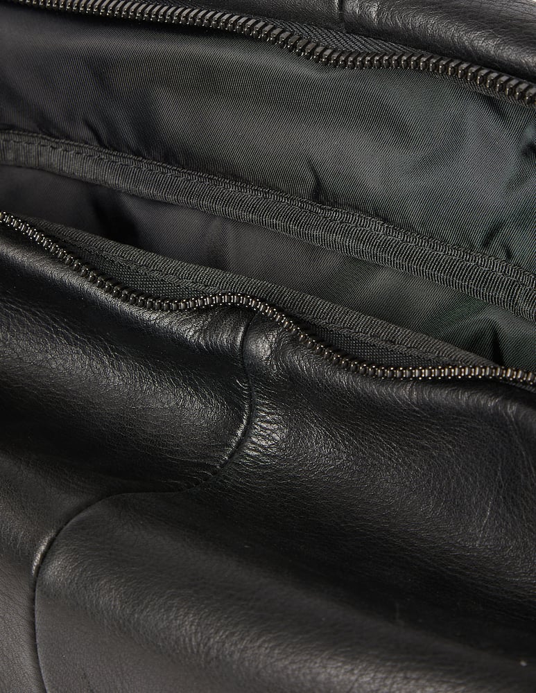 rinascente Côte&Ciel Borsa a tracolla oder-spree in pelle - nero