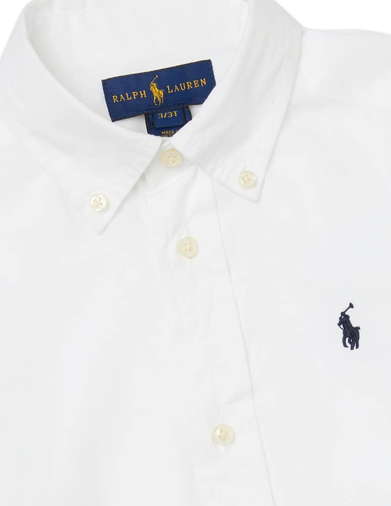 rinascente Polo Ralph Lauren Long sleeve custom fit shirt - white