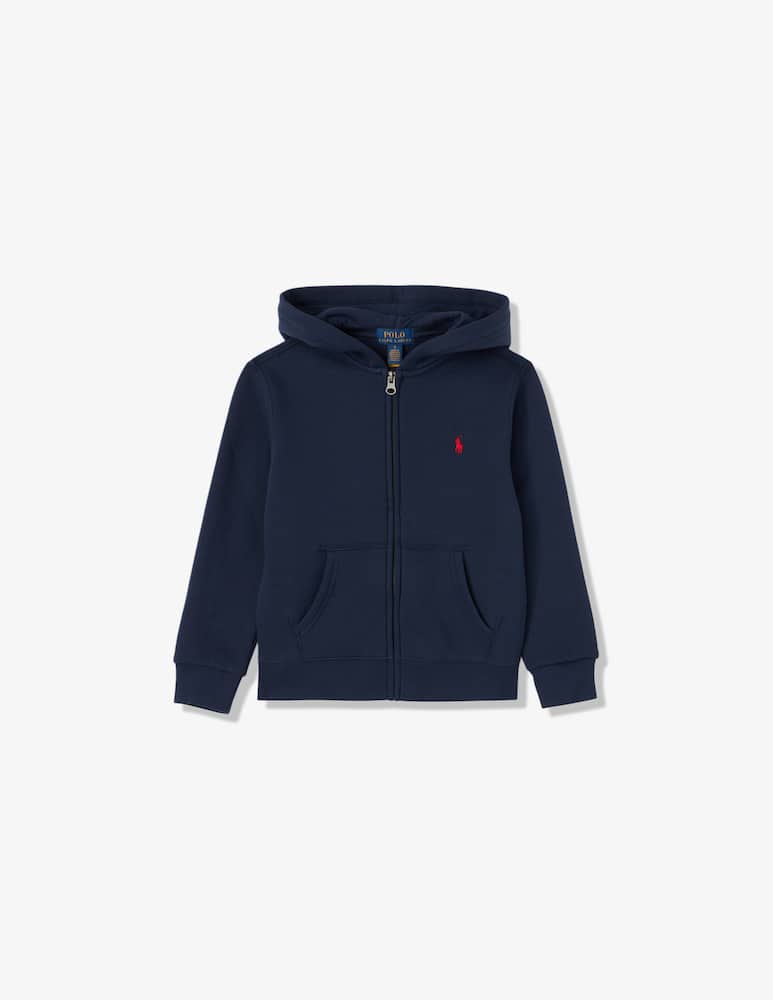 Polo Ralph Lauren Maglia con cappuccio e full zip - blu - immagine 1 Polo Ralph Lauren Maglia con cappuccio e full zip - blu - immagine 1