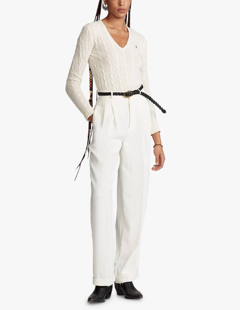 rinascente Polo Ralph Lauren Maglione Kimberly con scollo a v in lana e cashmere