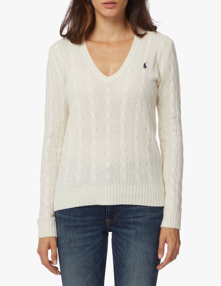 rinascente Polo Ralph Lauren Maglione Kimberly con scollo a v in lana e cashmere