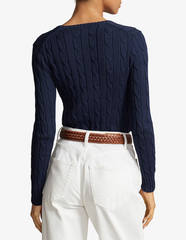Polo Ralph Lauren Maglione julianna scollo a v in cotone - immagine 3 Polo Ralph Lauren Maglione julianna scollo a v in cotone - immagine 3