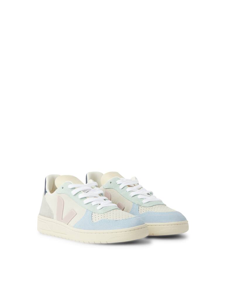 Veja Sneakers basse V10 in pelle scamosciata - beige - immagine 2 Veja Sneakers basse V10 in pelle scamosciata - beige - immagine 2