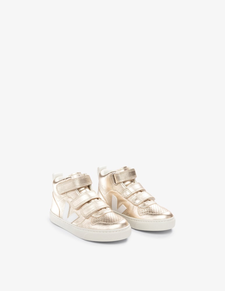 Veja Sneakers small v10 mid chromefree leather - immagine 2 Veja Sneakers small v10 mid chromefree leather - immagine 2