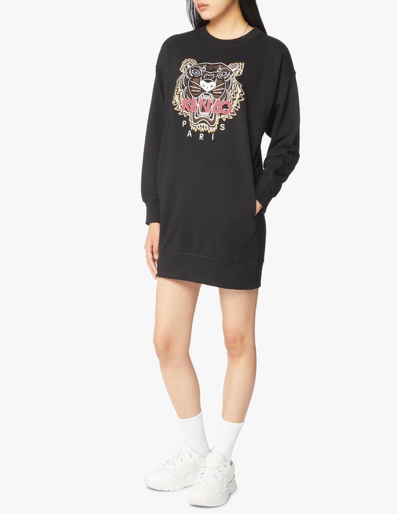 rinascente Kenzo Cotton long sleeved dress Tiger