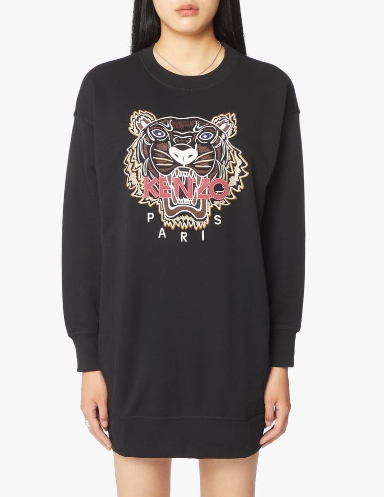 rinascente Kenzo Cotton long sleeved dress Tiger