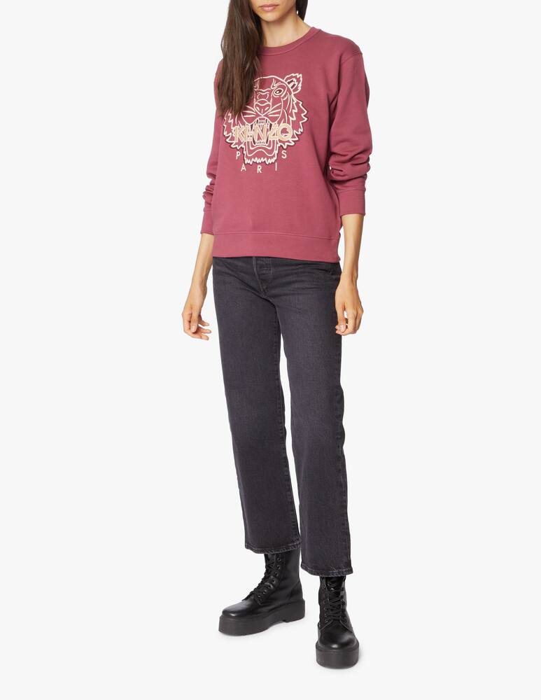 rinascente Kenzo Felpa girocollo in cotone Tiger - viola