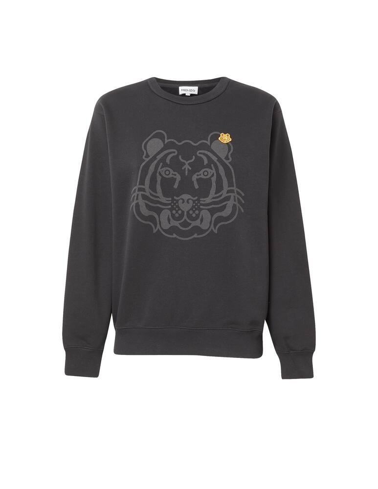 rinascente Kenzo Cotton sweatshirt Tiger - black