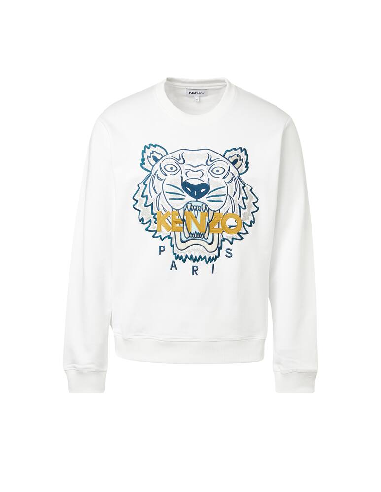 rinascente Kenzo Felpa girocollo tiger icon - bianco