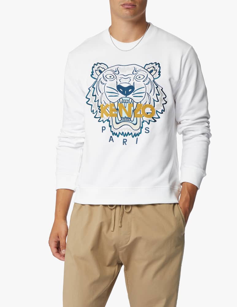 Kenzo Tiger icon sweatshirt - white - picture 1 Kenzo Tiger icon sweatshirt - white - picture 1