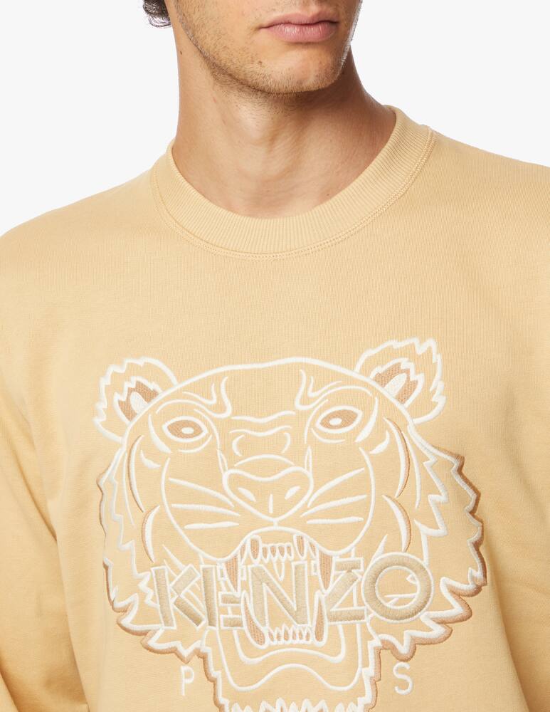 rinascente Kenzo Tiger icon sweatshirt - beige