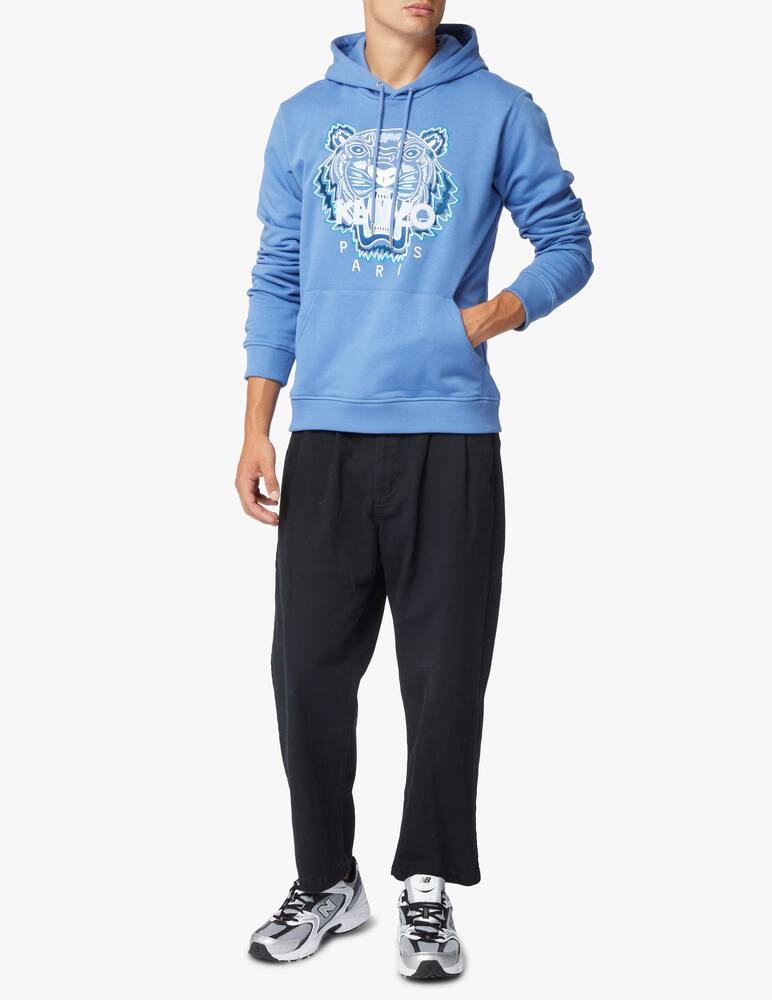 rinascente Kenzo Tiger icon hoodie - blue