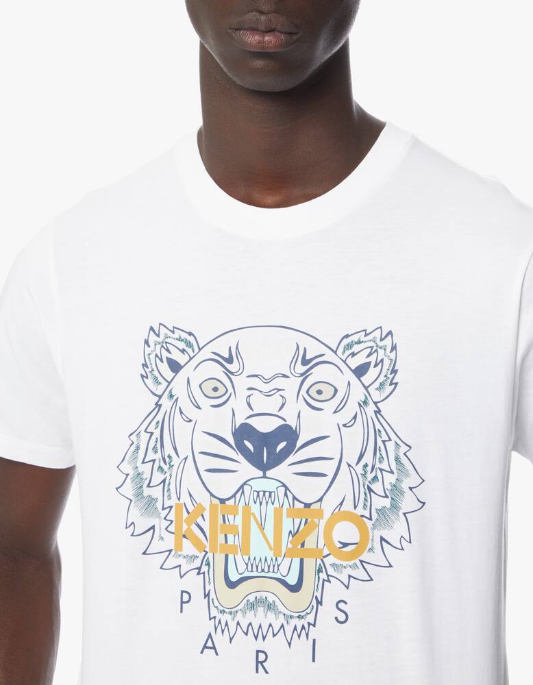 rinascente Kenzo Maglietta girocollo tiger icon - bianco