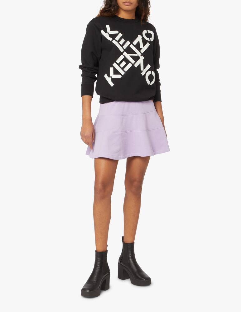 rinascente Kenzo Cotton crewneck sweatshirt with logo - black