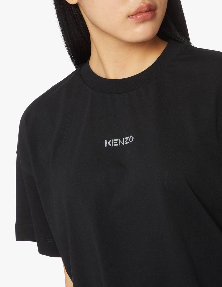 rinascente Kenzo T-shirt in cotone con logo piccolo - nero
