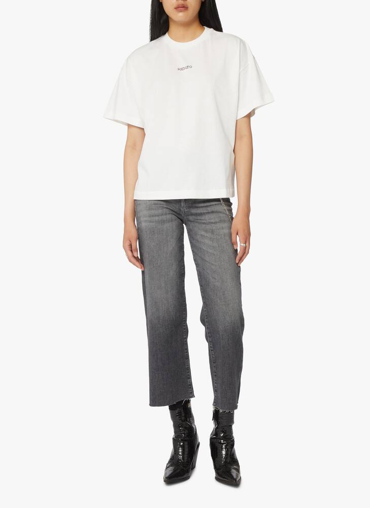 rinascente Kenzo Cotton t-shirt with small logo - white
