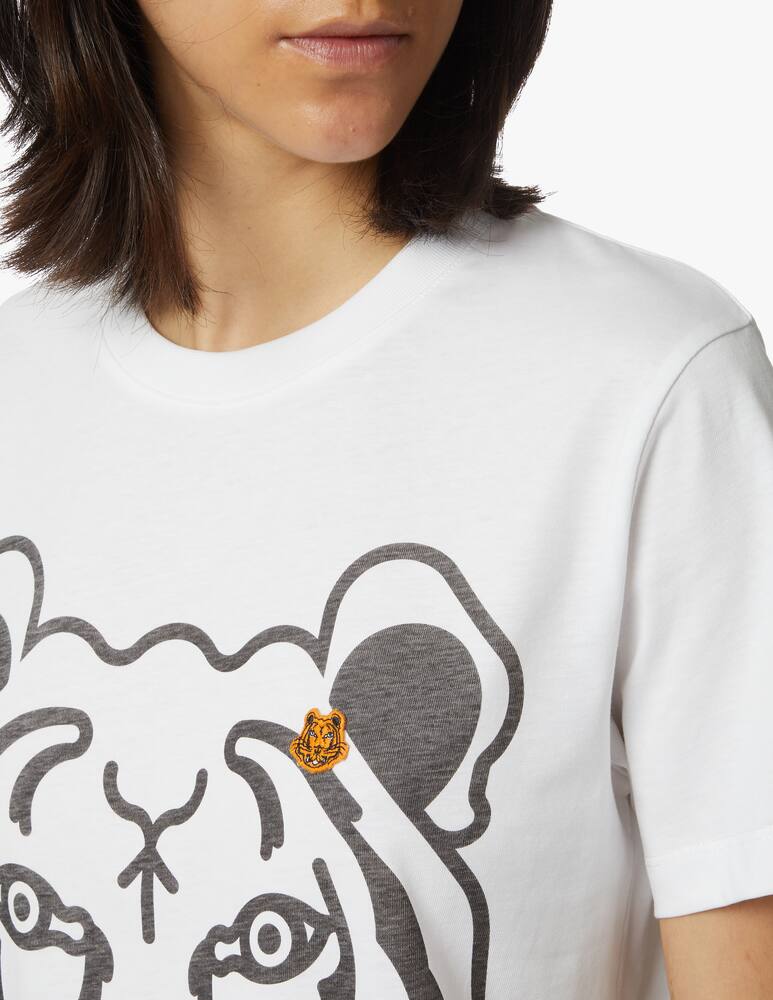Kenzo T-shirt in cotone Tiger - bianco - immagine 4 Kenzo T-shirt in cotone Tiger - bianco - immagine 4