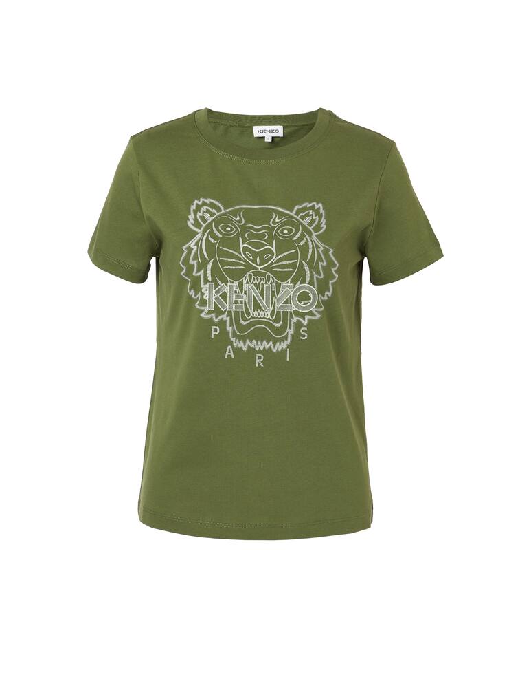 rinascente Kenzo T-shirt in cotone Tiger - oliva