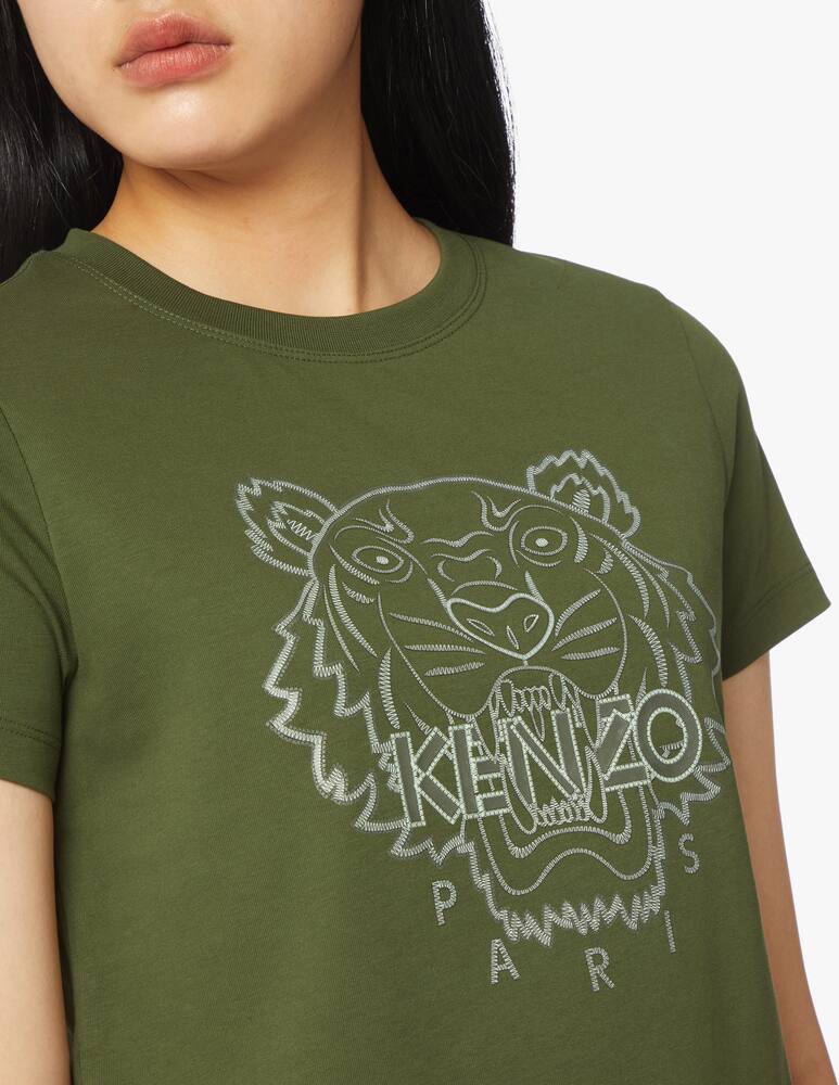 rinascente Kenzo T-shirt in cotone Tiger - oliva