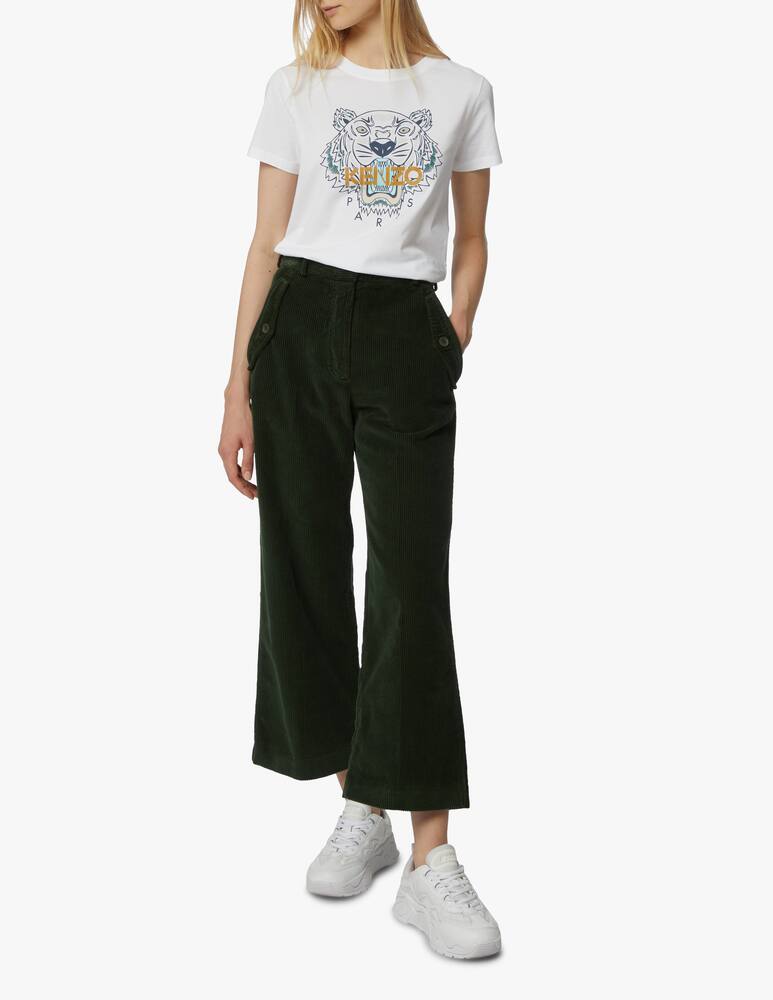 Kenzo T-shirt in cotone Tiger - bianco - immagine 2 Kenzo T-shirt in cotone Tiger - bianco - immagine 2