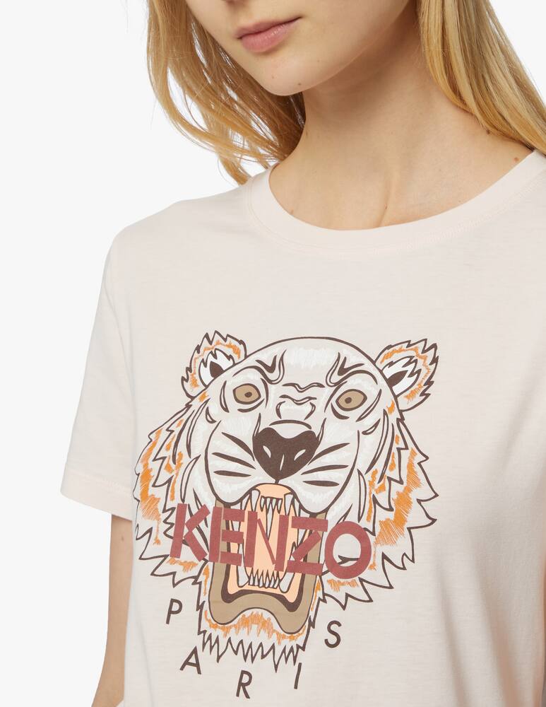 Kenzo Cotton t-shirt Tiger - pink - picture 4 Kenzo Cotton t-shirt Tiger - pink - picture 4
