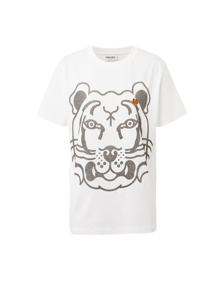 rinascente Kenzo Cotton t-shirt Tiger Crest - white