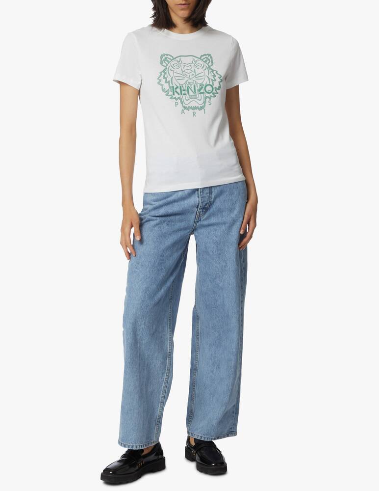 rinascente Kenzo Cotton t-shirt Tiger Crest - white