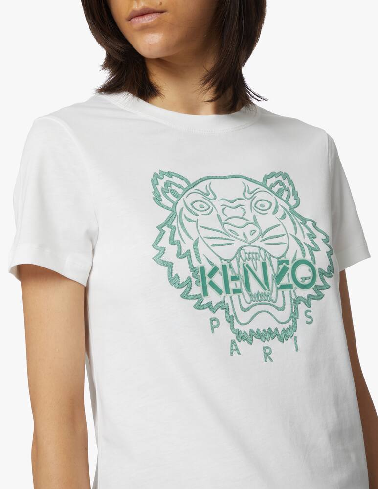 rinascente Kenzo Cotton t-shirt Tiger Crest - white