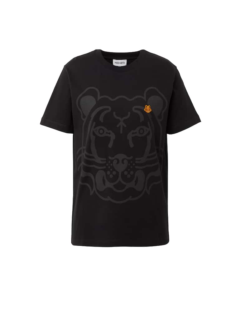 rinascente Kenzo Cotton t-shirt Tiger Crest - black