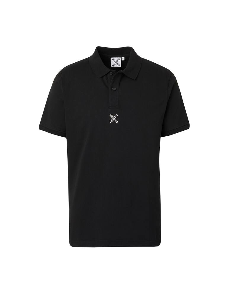 rinascente Kenzo Polo kenzo sport logo back - black