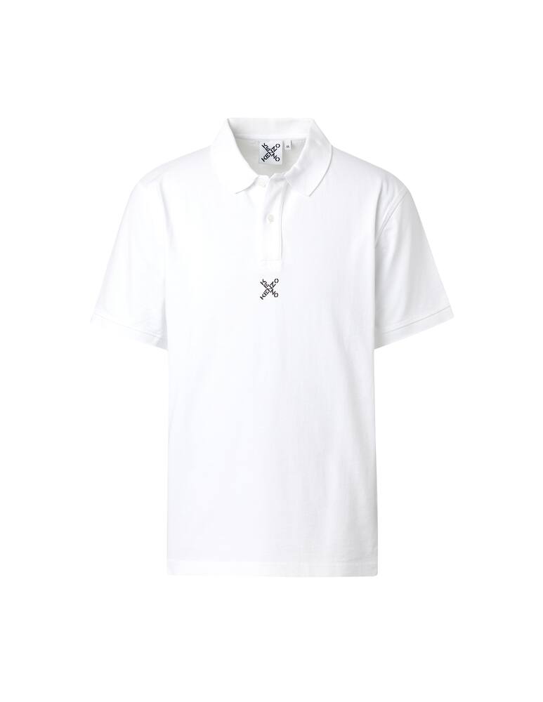 rinascente Kenzo Polo kenzo sport logo back - bianco