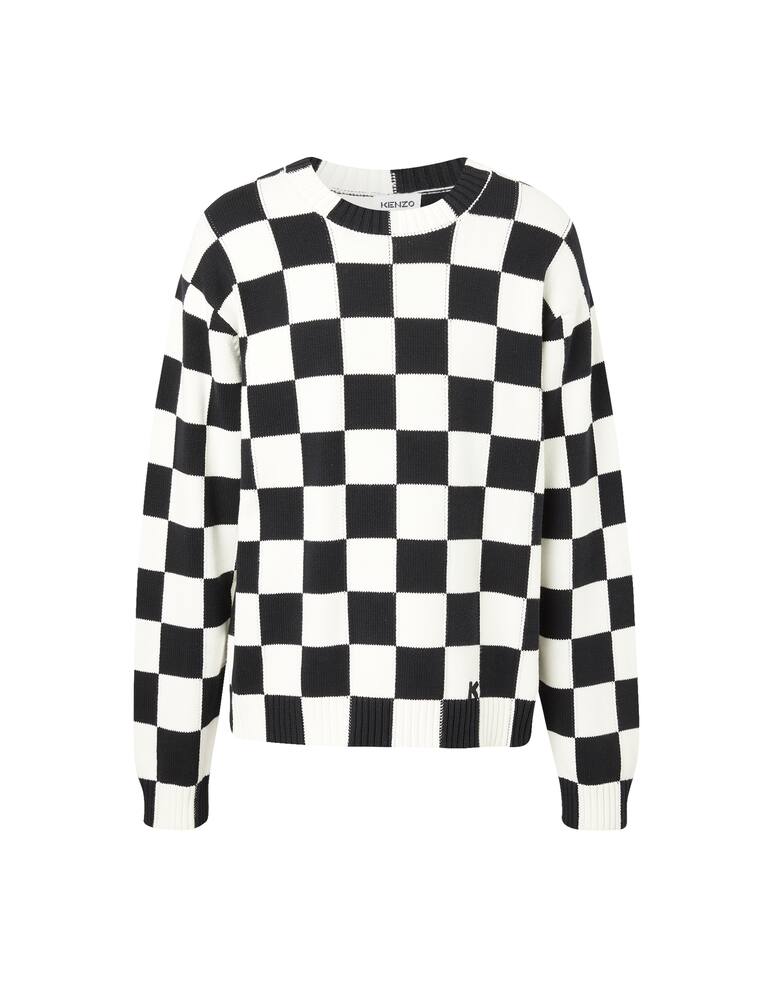 rinascente Kenzo Maglione girocollo check intarsio