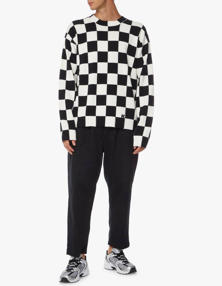 rinascente Kenzo Maglione girocollo check intarsio