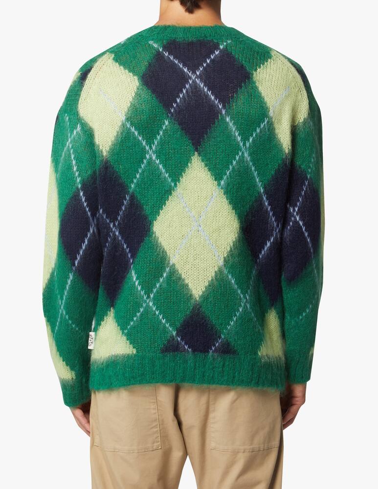rinascente Kenzo Argyle mohair sweater