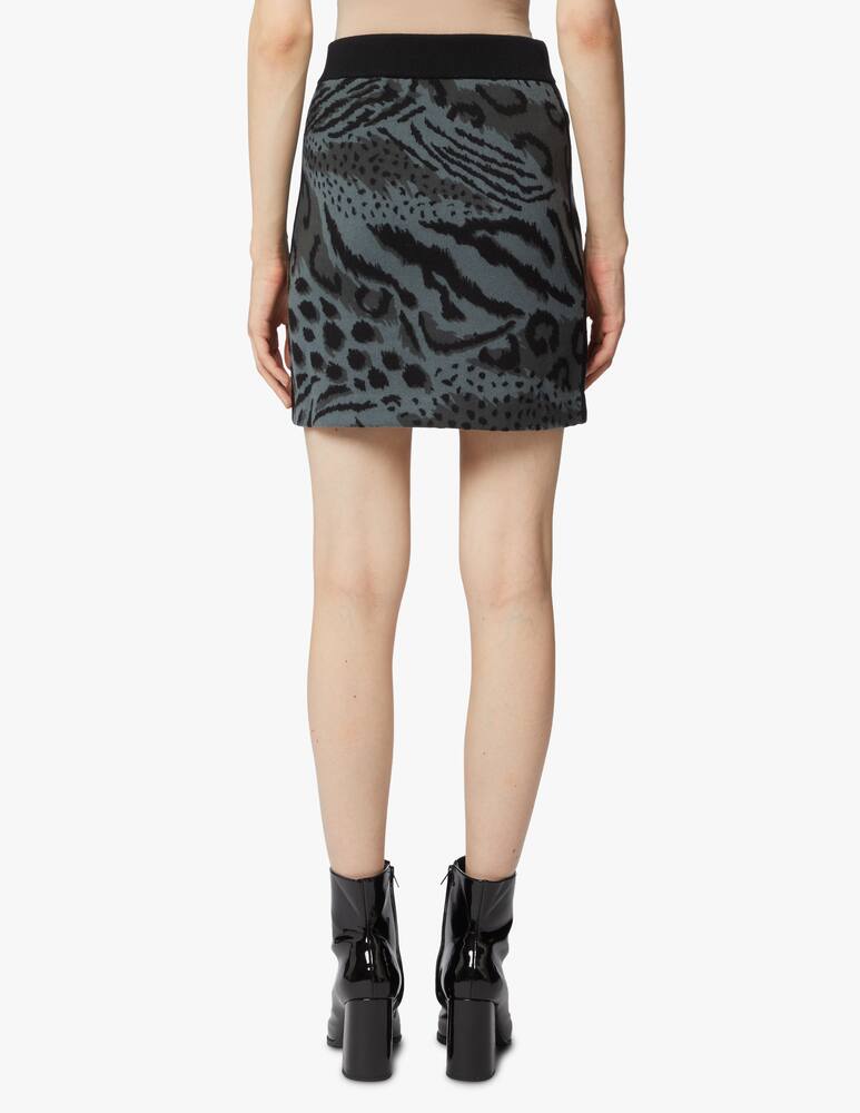 Kenzo Minigonna in misto lana Leopard - immagine 3 Kenzo Minigonna in misto lana Leopard - immagine 3