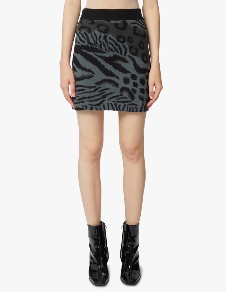 Kenzo Minigonna in misto lana Leopard - immagine 4 Kenzo Minigonna in misto lana Leopard - immagine 4