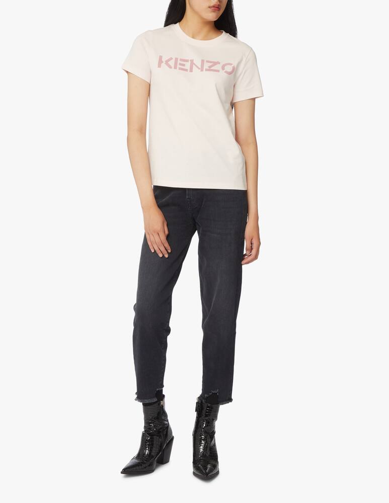 rinascente Kenzo T-shirt in cotone con logo - rosa