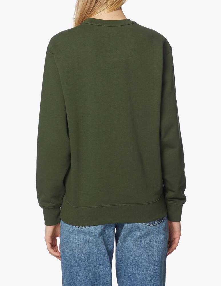 rinascente Kenzo Felpa girocollo in cotone Tiger - oliva