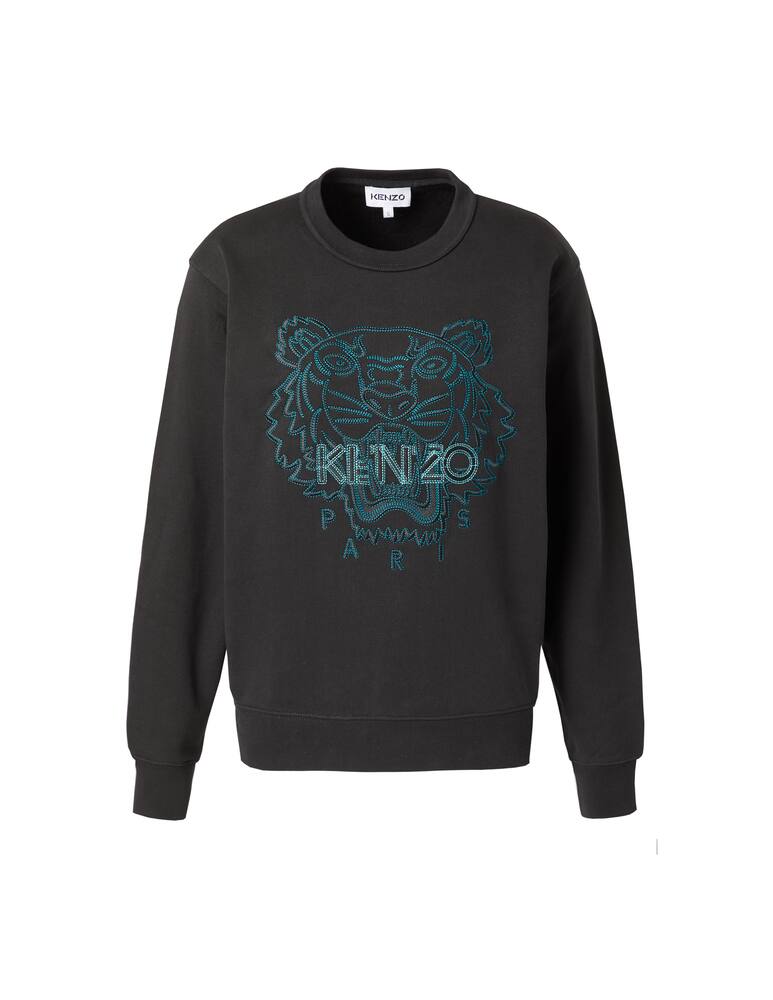 Kenzo Felpa girocollo in cotone Tiger - immagine 1 Kenzo Felpa girocollo in cotone Tiger - immagine 1